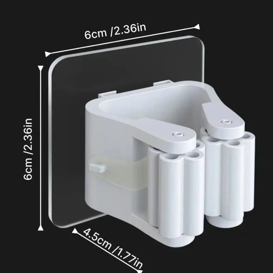 soporte adhesivo para escoba 4pcs