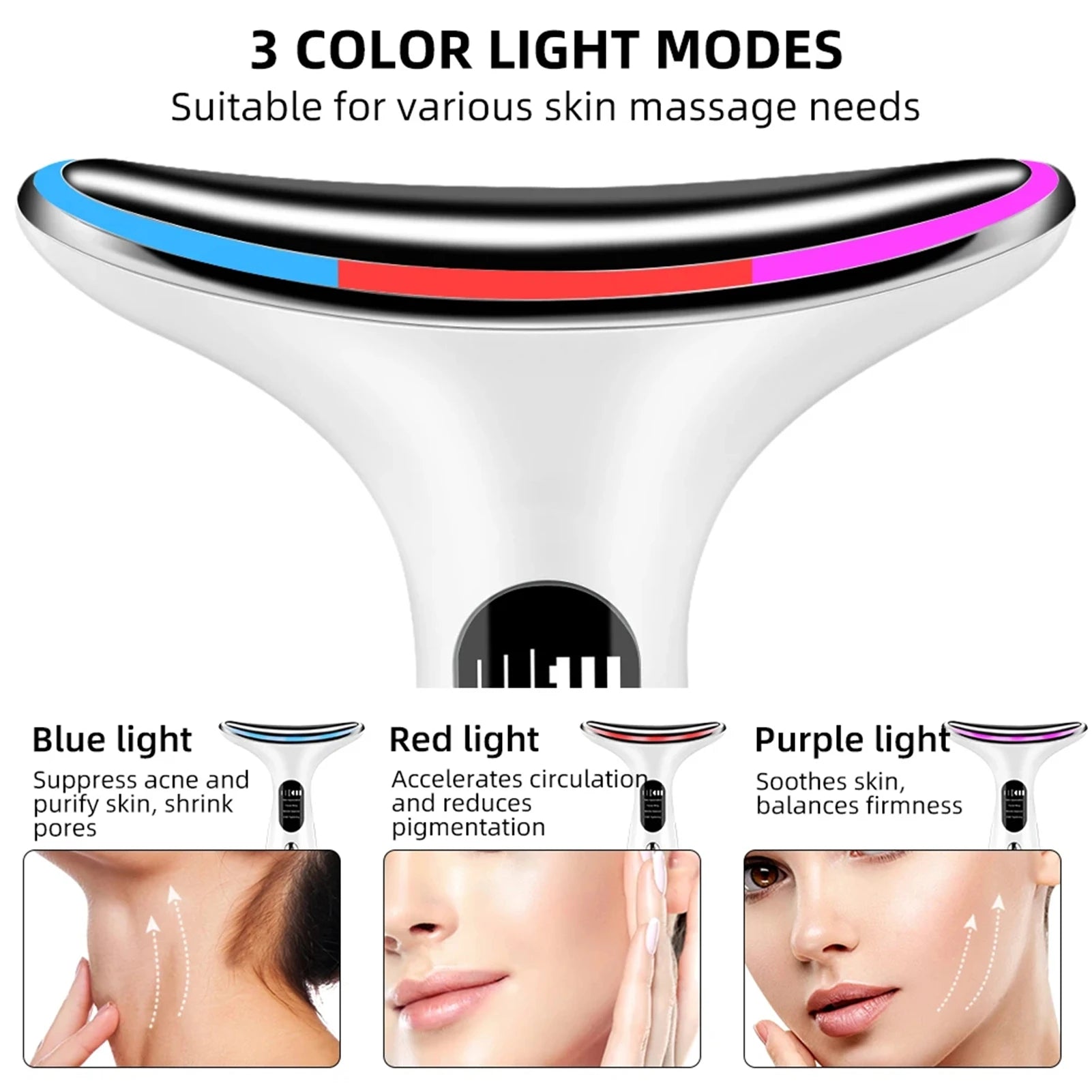 masajeador facial cuello