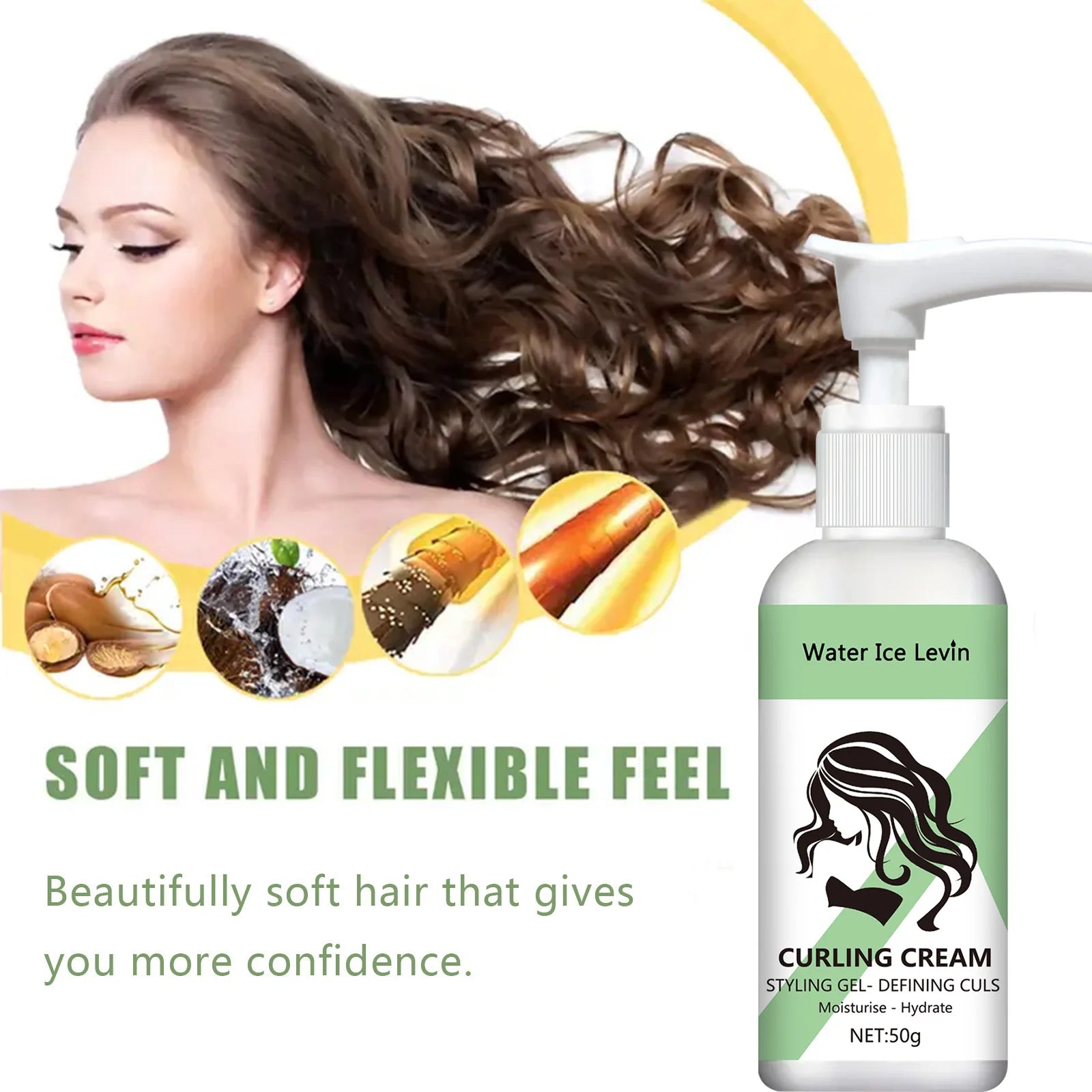 crema para cabello rezado