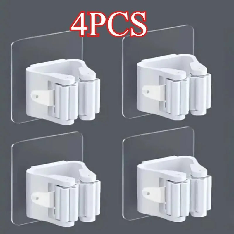 soporte adhesivo para escoba 4pcs