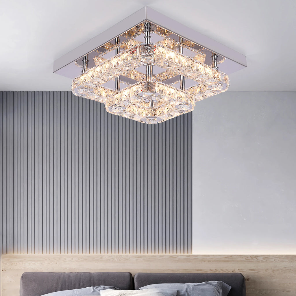 candelabro de cristal de lujo
