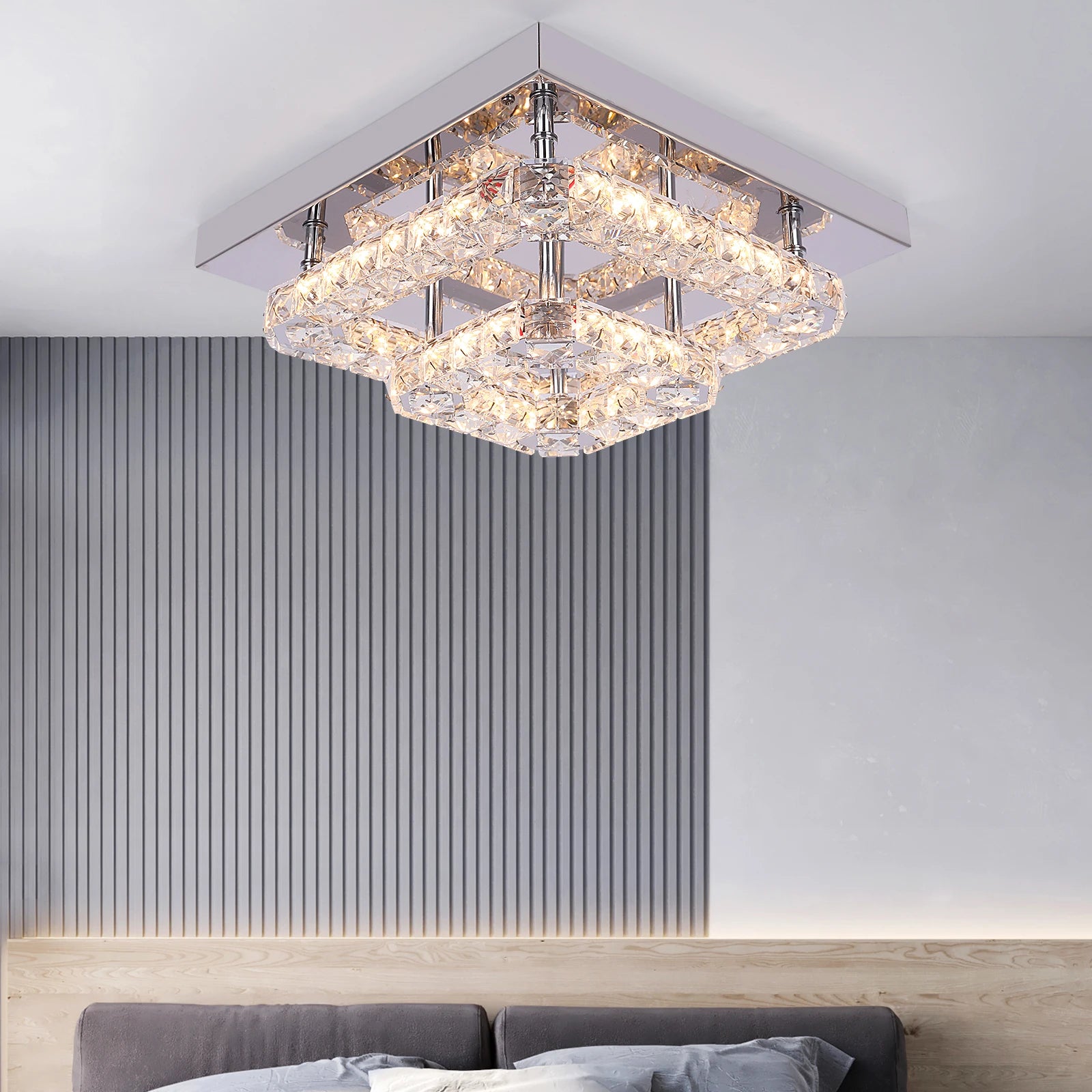 candelabro de cristal de lujo