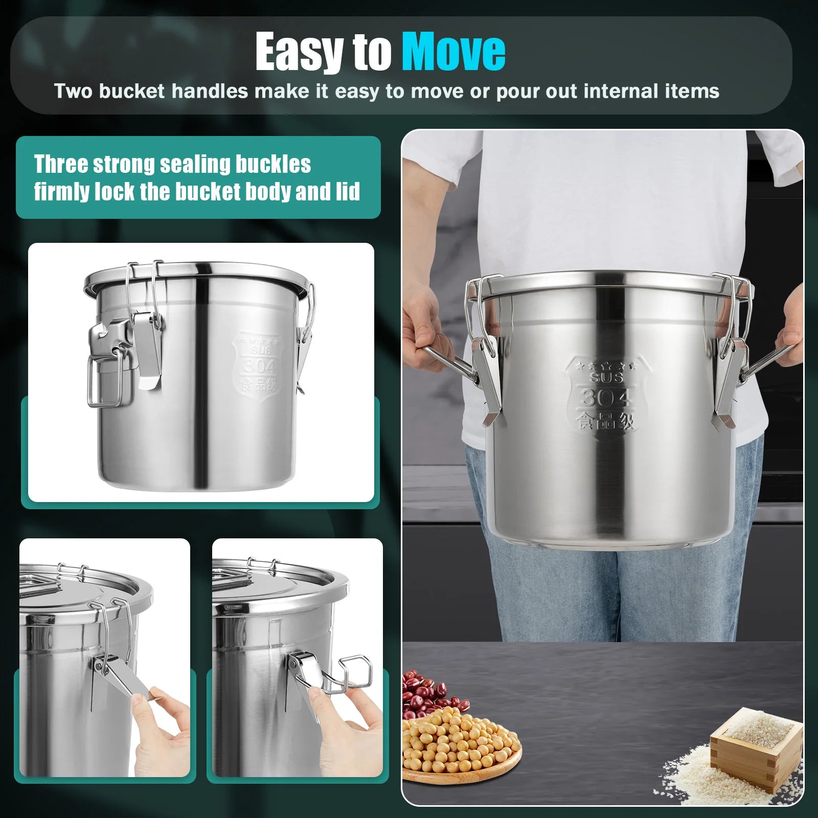 contenedor de cereales 12l