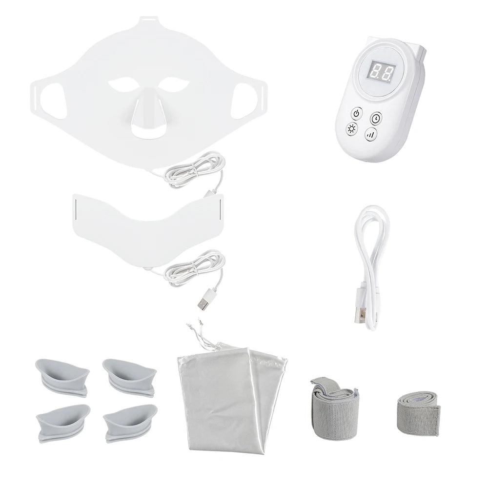 mascarilla  LED colores
