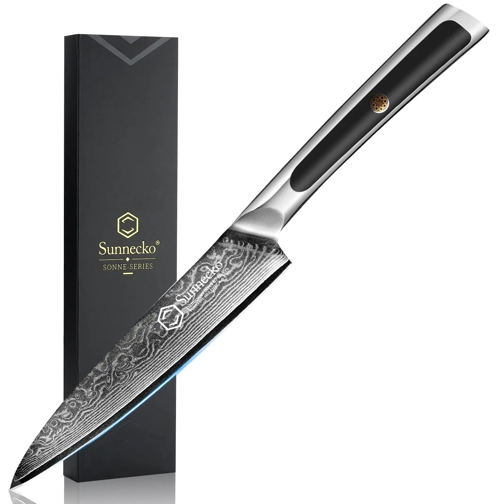 cuchillo de damasco 5 pulgadas