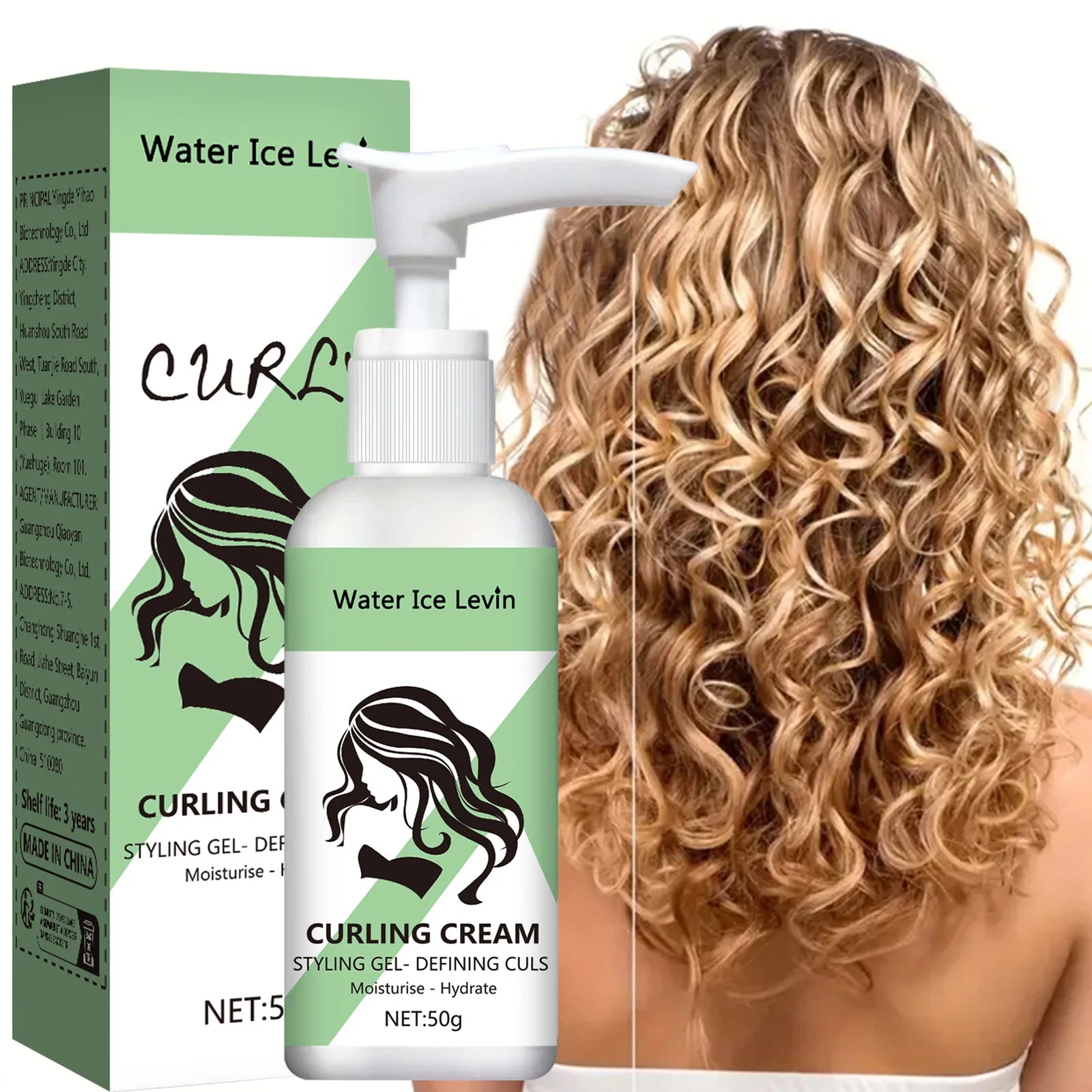 crema para cabello rezado